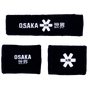OSAKA Hockey | OSAKA Hockey Sweatband Set 2.0 | Sweatband Set 2.0 - Black | Total Hockey