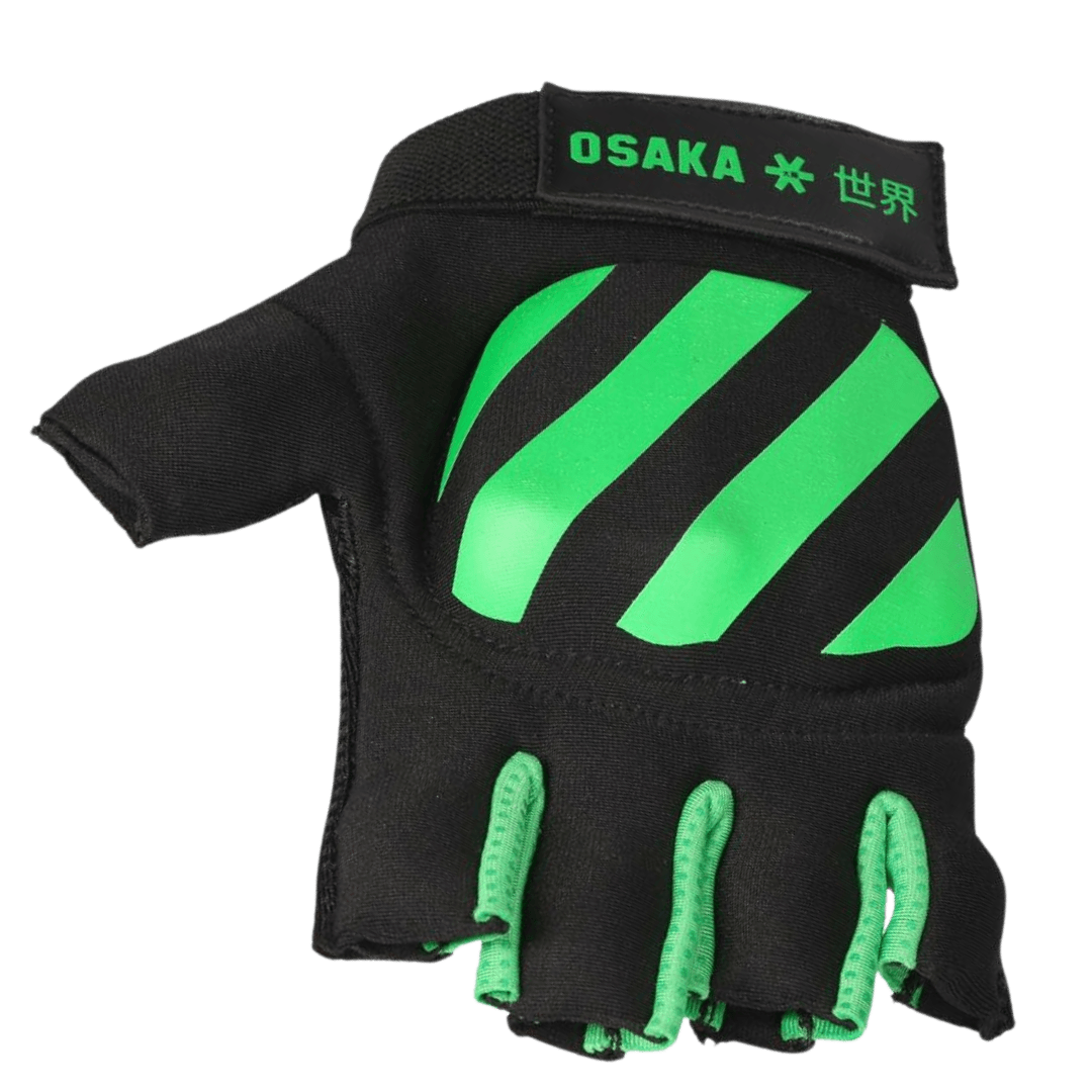 OSAKA Hockey | OSAKA Hockey Dekko Glove Left Hand | Dekko Glove Left Hand - XSmall / Black/Green | Total Hockey