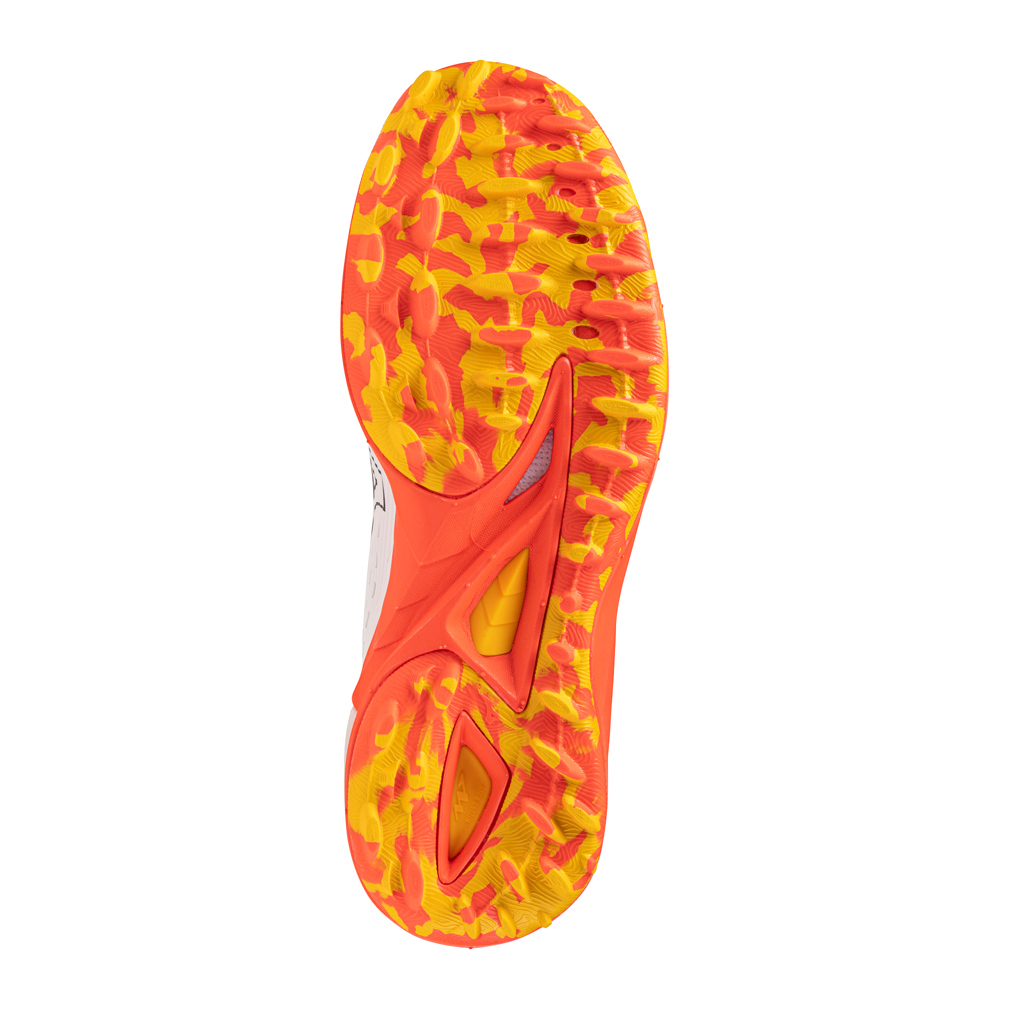 Mizuno | Mizuno Wave Leopardus White/Fiery Coral (2025) | Wave Leopardus White/Fiery Coral (2025) - EUR 36.5 | UK 4 | Total Hockey