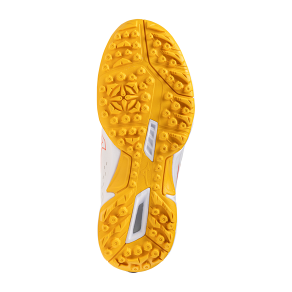 Mizuno | Mizuno Wave Lynx 2 White/Fiery Coral Jr (2025) | Wave Lynx 2 White/Fiery Coral Jr (2025) - EUR 32.5 | UK 1 | Total Hockey