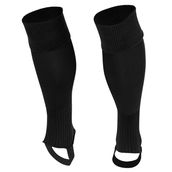 Stanno Socks | Stanno Socks Uni Footless Sock Black | Uni Footless Sock Black - Mini | Total Hockey