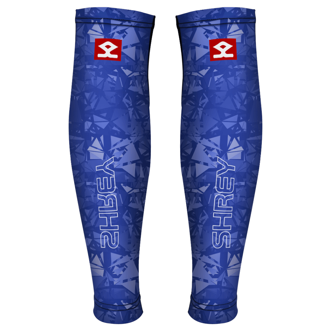 Shrey Hockey | Shrey Hockey Shin liners Without Stirrup - Royal | Shin liners Without Stirrup - Royal - Royal / Senior | Total Hockey
