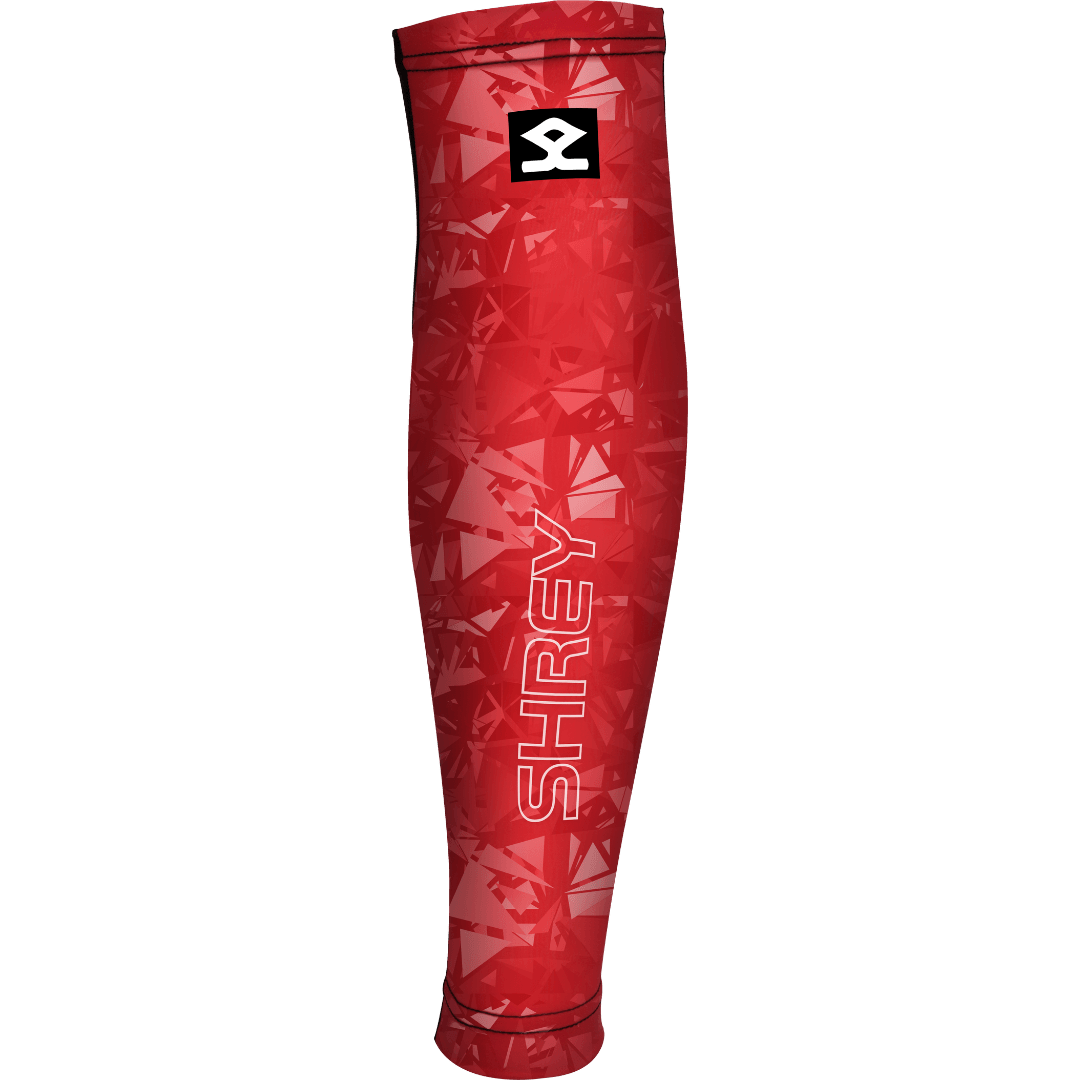 Shrey Hockey | Shrey Hockey Shin liners Without Stirrup - Red | Shin liners Without Stirrup - Red - Red / Senior | Total Hockey