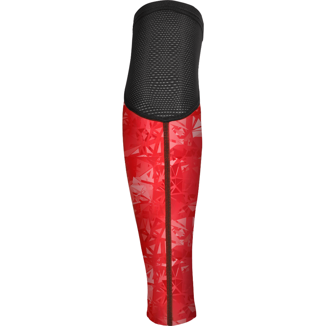 Shrey Hockey | Shrey Hockey Shinliners Without Stirrup - Red | Shinliners Without Stirrup - Red - Red / Senior | Total Hockey