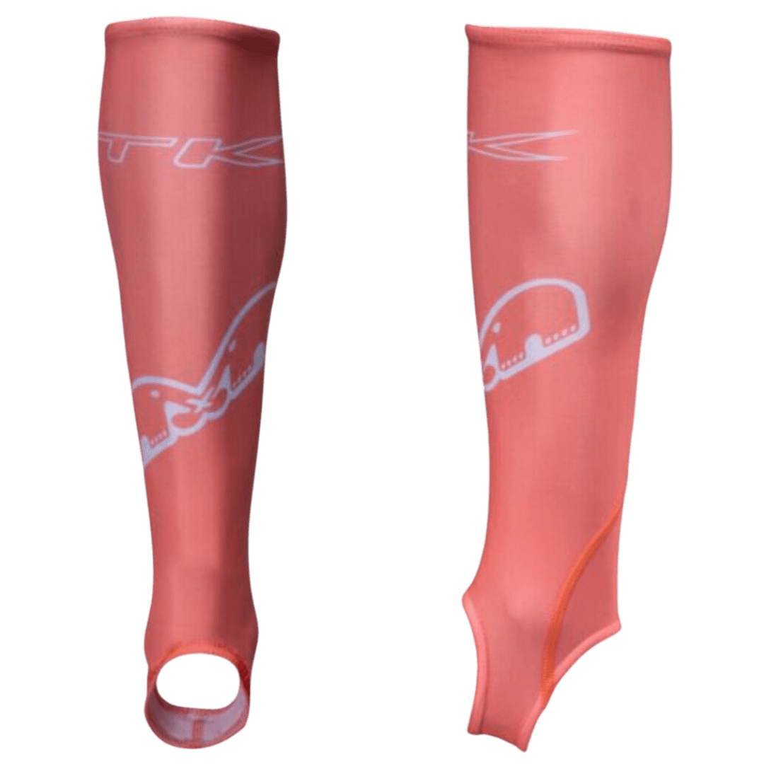 TK Hockey | TK Hockey Shin liner With Stirrup - Peach | Shin liner With Stirrup - Peach - Junior | Total Hockey