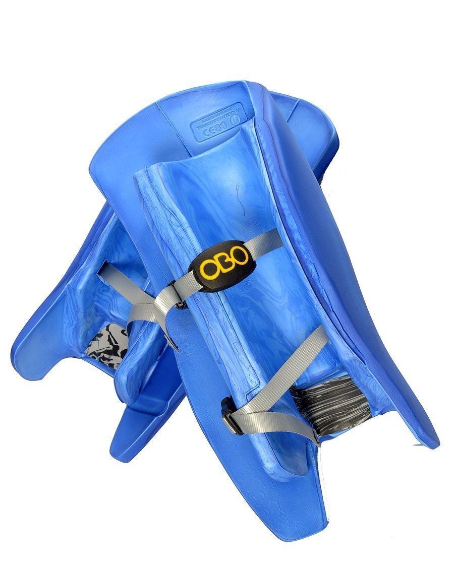 OBO | OBO HI CONTROL Leg guards Blue | HI CONTROL Leg guards Blue - Blue / Medium | Total Hockey