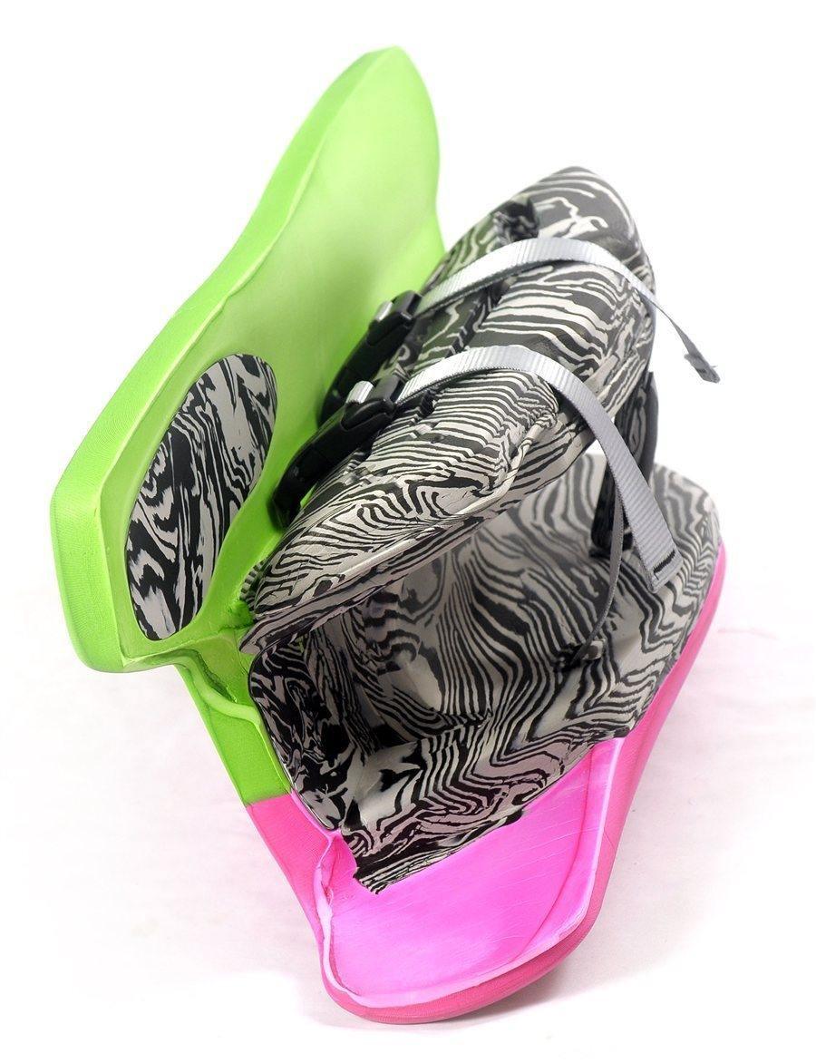 OBO | OBO HI REBOUND Leg guards Green Wing/Red | HI REBOUND Leg guards Green Wing/Red - Green Wing/Red / Medium | Total Hockey