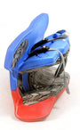 OBO | OBO HI REBOUND Legguards Red Wing/Yellow | HI REBOUND Legguards Red Wing/Yellow - Medium / Red Wing/Yellow | Total Hockey