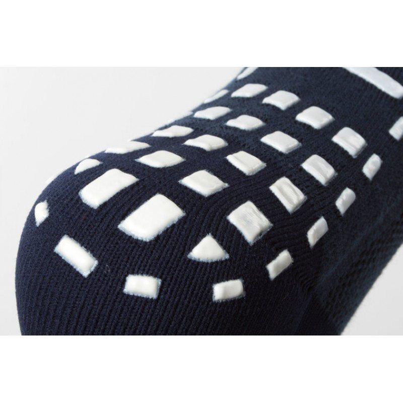 Non-Slip Mid Leg Socks Navy