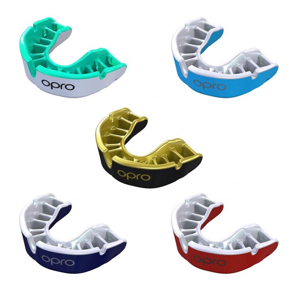 OPRO | OPRO Gold Gum Shield Gen 4 - Youth | Gold Gum Shield Gen 4 - Youth - Navy | Total Hockey
