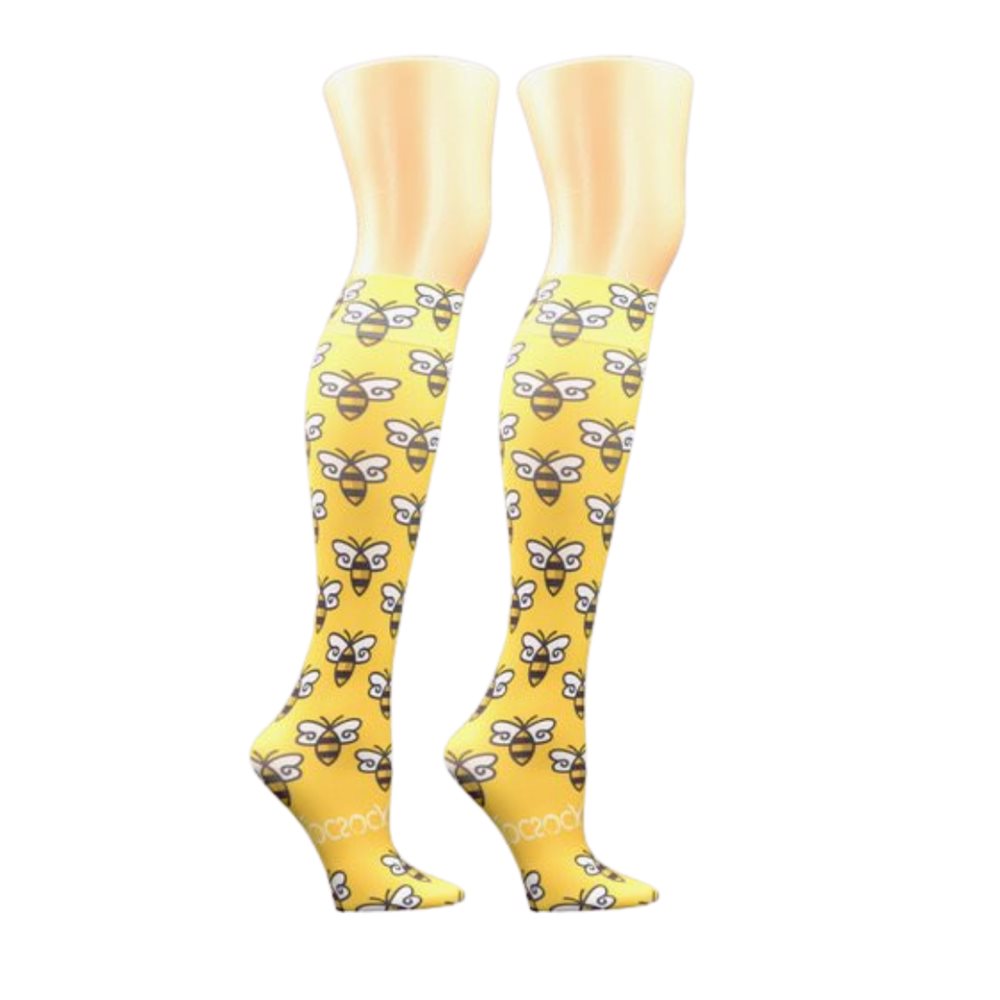 Bee Happy Performance Liner Sport Socks