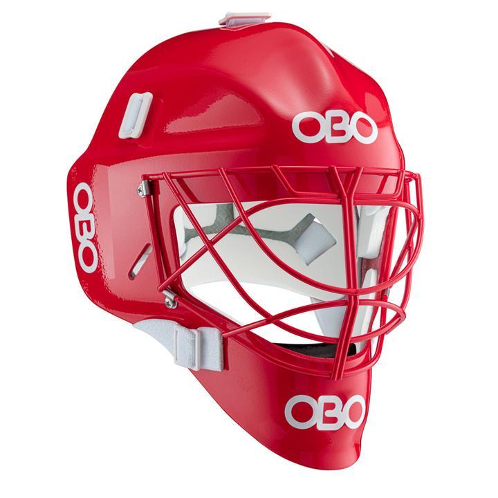 OBO | OBO FG Red Helmet | FG Red Helmet - Red / Medium | Total Hockey