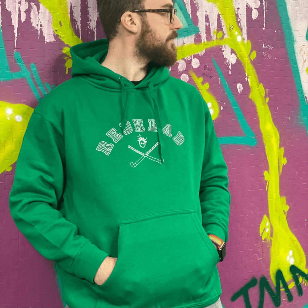 'Varsity' Hoody - Kelly Green