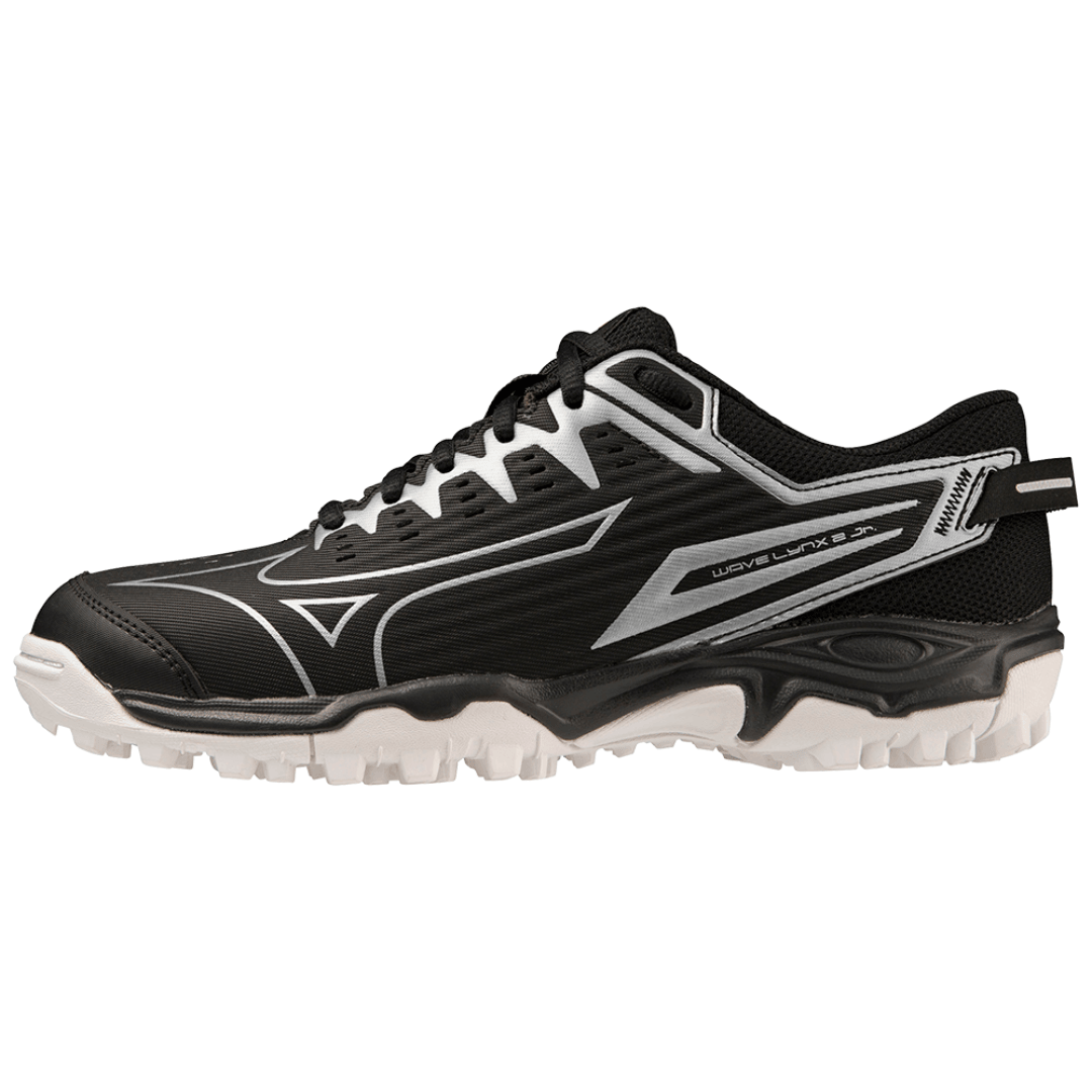 Mizuno | Mizuno Wave Lynx 2 Black Jr (2023) | Wave Lynx 2 Black Jr (2023) - EUR 32.5 | UK 1 | Total Hockey