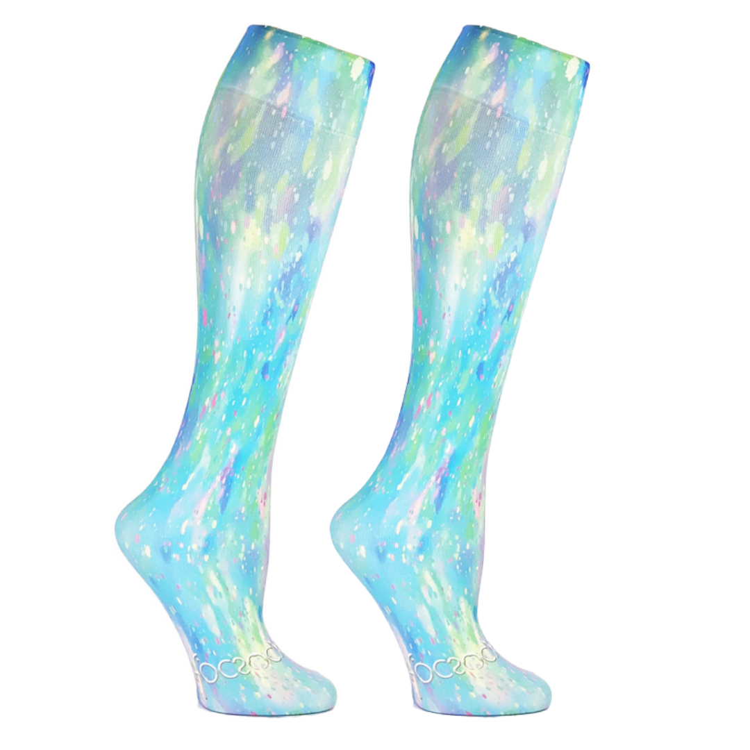 Opal Splatter Performance Liner Sport Socks