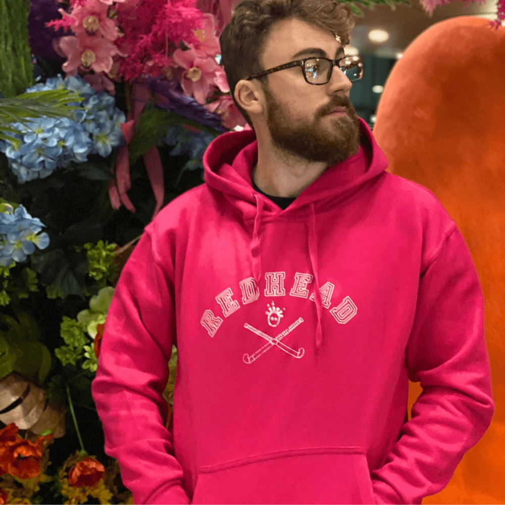 'Varsity' Hoody - Magenta