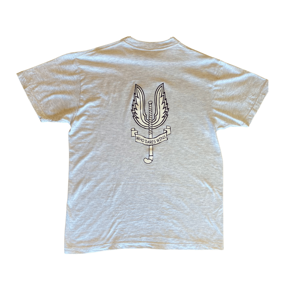 'Who Dares Wins' T-Shirt - Grey