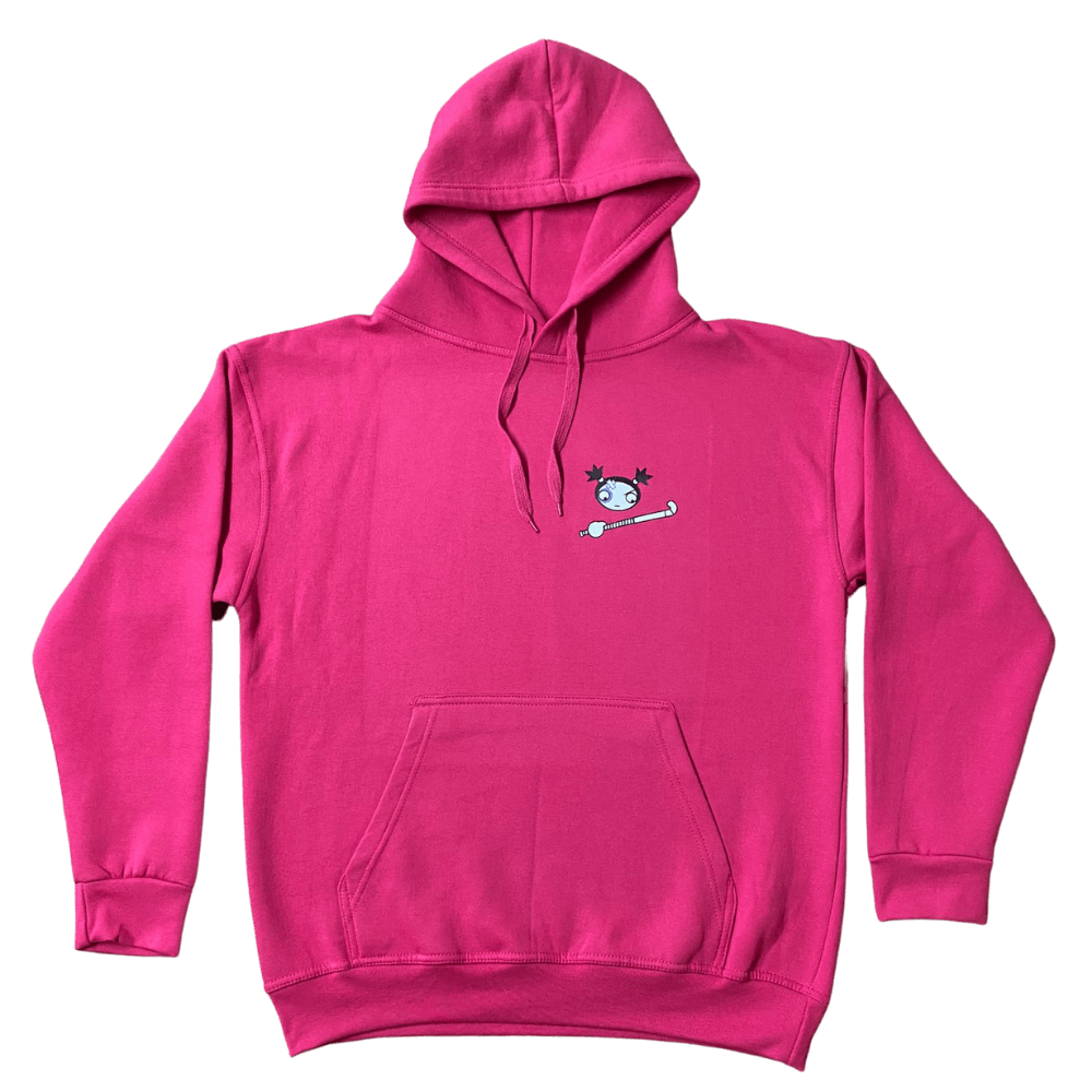 'Hockey Attitude' Hoody - Magenta